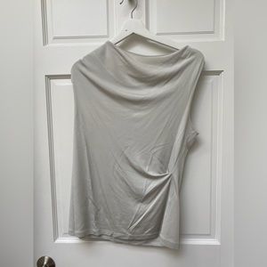 Theory draped gray women’s tank top